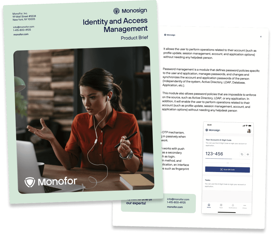 Monosign brochure preview