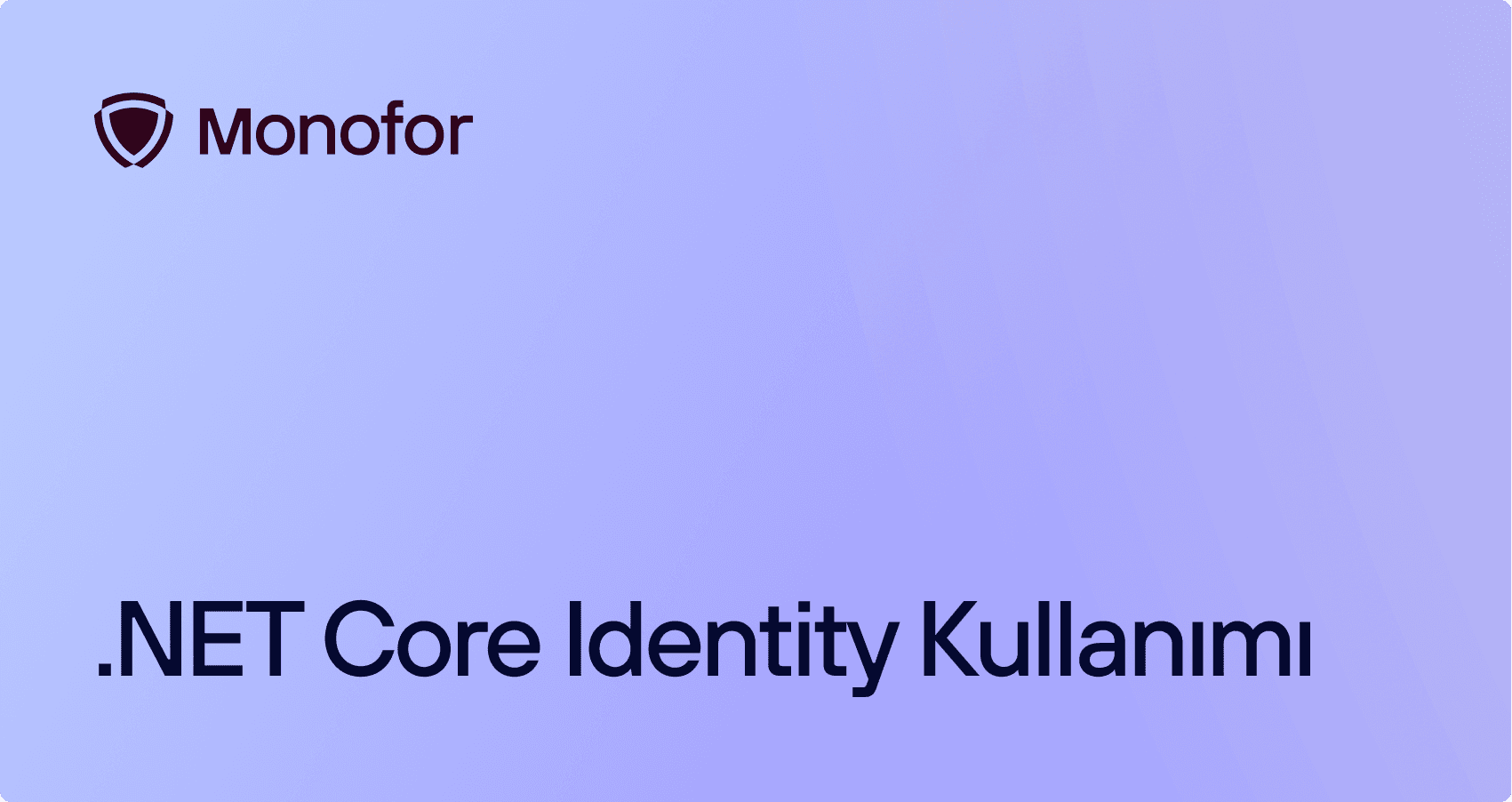 .NET Core Identity Kullanımı