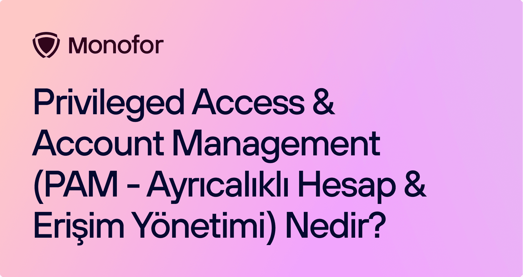 Privileged Access & Account Management (PAM - Ayrıcalıklı Hesap & Erişim Yönetimi) Nedir?